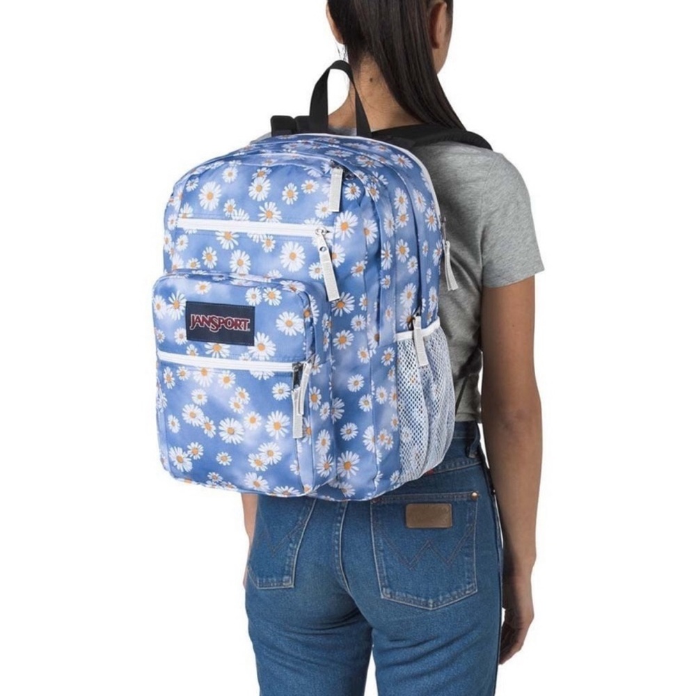 Jansport NEW Big Kid Floral Daisy Print Backpack Book Bag
